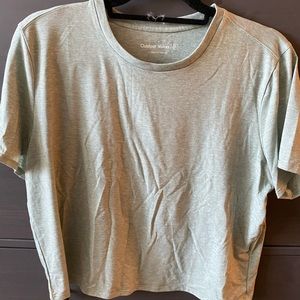 Outdoor voices sweat tee crop shirt !